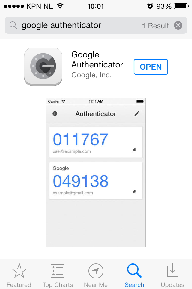 Google Authenticator