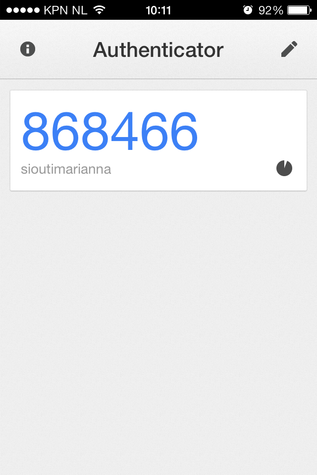 Google Authenticator