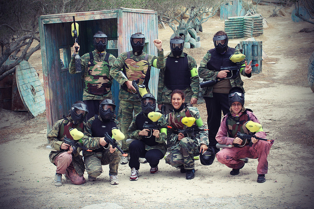 Paintball game