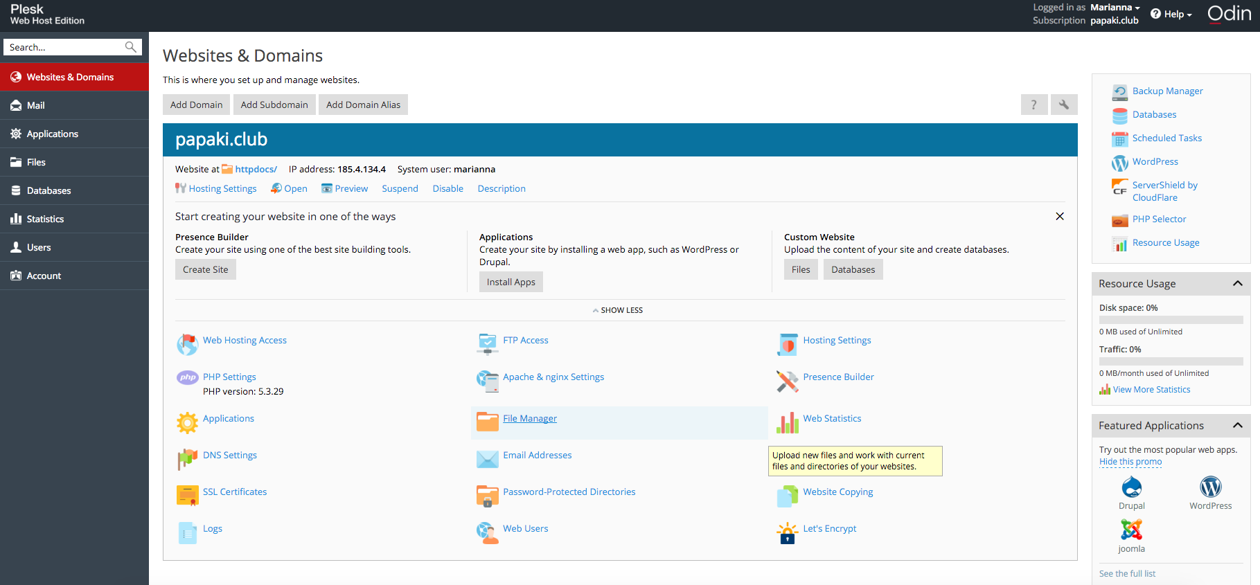 PleskLetsEncrypt