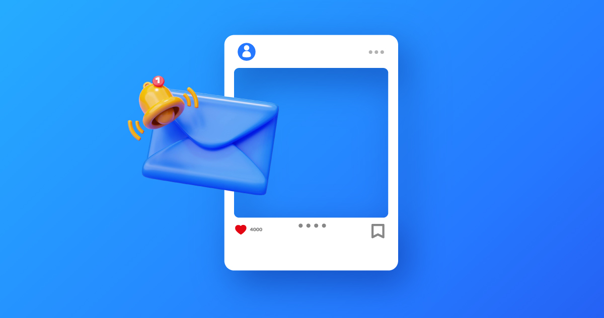 how to connect email marketing with social media